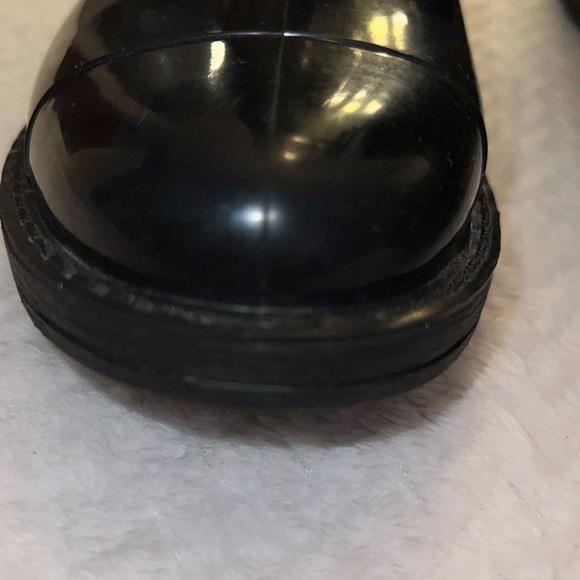 Stormy Womens Rubber Rain Boots Knee High Side Zipper Size 7 - Picture 8 of 8